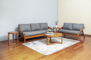 The Armadale blends Asian & Scandinavian design into one. Best done in light natural finish, it will add an easy, relaxed atmosphere to your space.

<br><b>On Frame:</b> 
<br>Sofa with wooden frame, available as a 3 Seater, 2 Seater, and Armchair.
<br>Coffee Table (80 Diameter x 45H cm) & Side Tables (45 Diameter x 55H cm).
<br>TV Sideboard (150W x 47.5D x 65H cm).